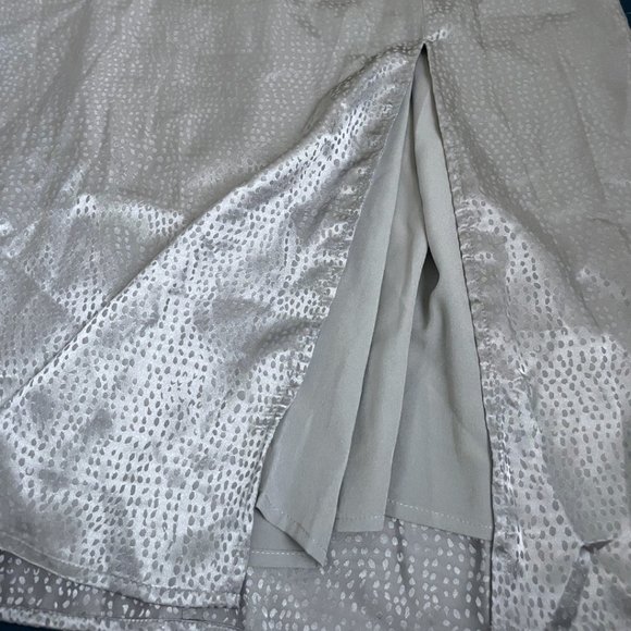 NWT Shoedazzle Dusty Blue Midi Dress - Size Small - Picture 6 of 7